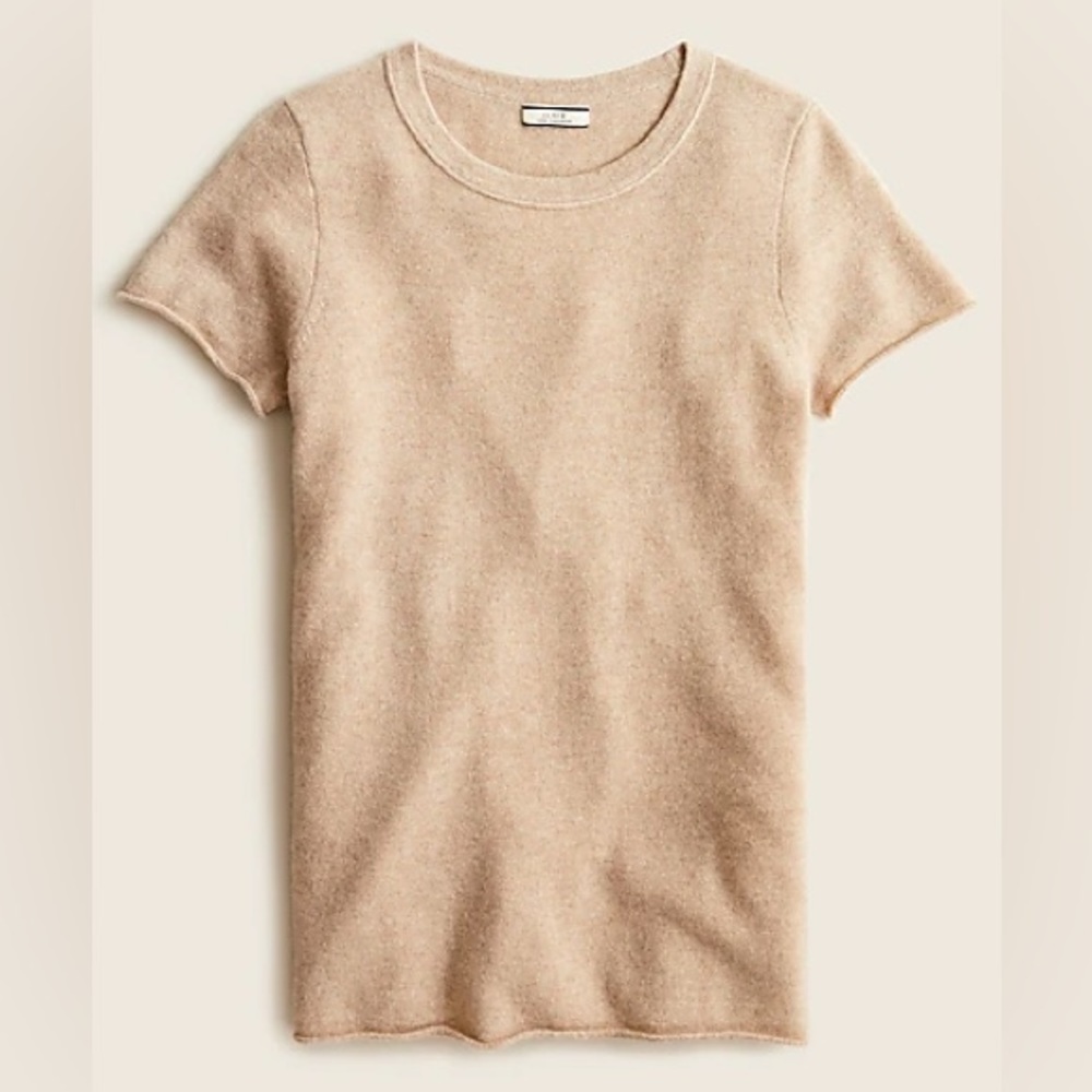 J.Crew Short-Sleeve Cashmere T-Shirt Size S